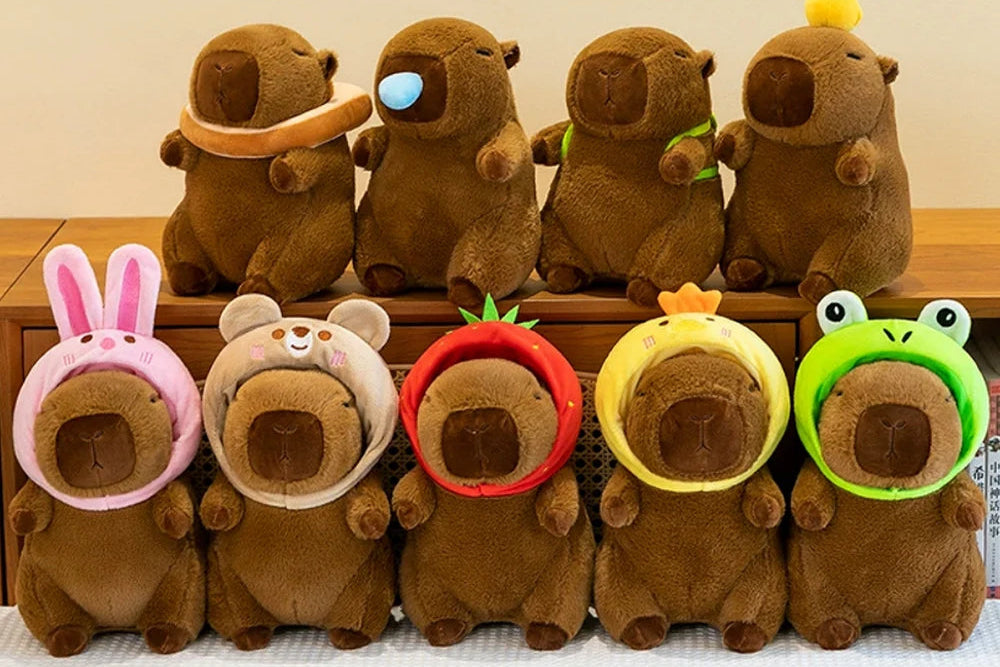 Peluche Capybara – Le Compagnon Cocooning
